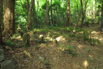墓だらけ
