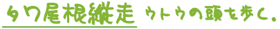タワ尾根縦走　ウトウの頭