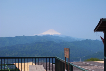 陣馬山から富士山